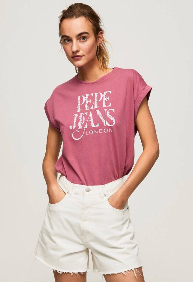 Pepe Jeans Shirt met ronde hals LINDA