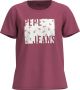 Pepe Jeans Shirt met ronde hals LUCIE met contrast print - Thumbnail 2