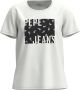 Pepe Jeans Shirt met ronde hals LUCIE met contrast print - Thumbnail 1