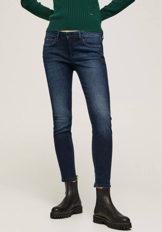Pepe Jeans Skinny fit jeans Lola met een normale taillehoogte en stretchaandeel