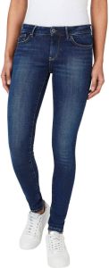Pepe Jeans Slim-fit Jeans Blauw Dames