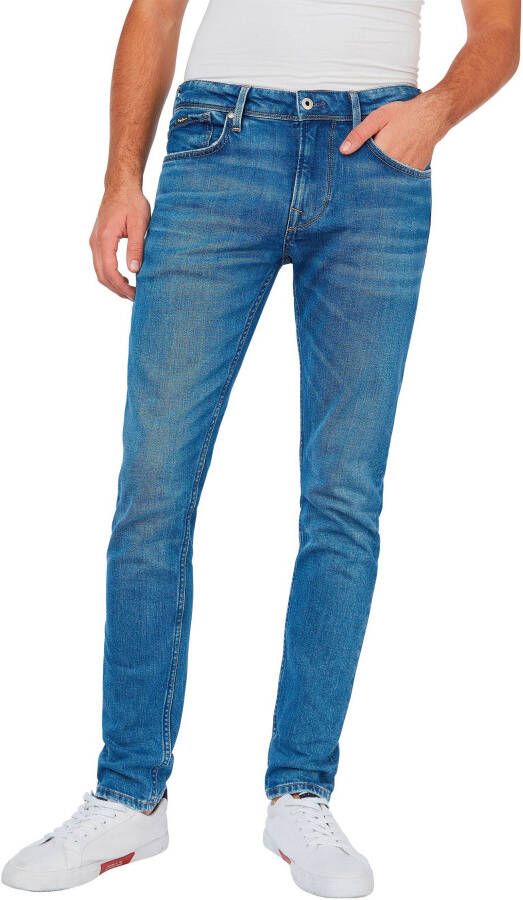 Pepe Jeans Slim-fit jeans Blauw Heren