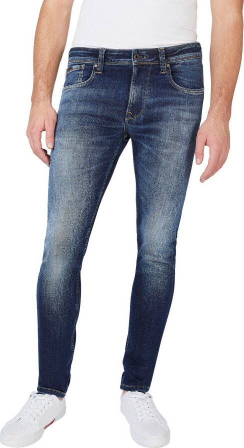 Pepe Jeans Skinny fit jeans met stretch model 'Finsburry'