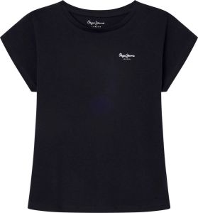 Pepe Jeans T-shirt met labelprint model 'BLOOMY'