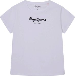Pepe Jeans T-shirt met labelprint model 'WENDA'