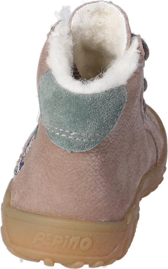 PEPINO by RICOSTA Babyschoentjes Dusty WMS: wijd Babystiefel winterlaars veterschoen met verwar de schapenwol - Foto 4
