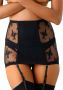 Petite fleur gold Jarretelgordeltje met transparante kant aan de zijkanten sexy lingerie verleidelijke onderkleding - Thumbnail 1