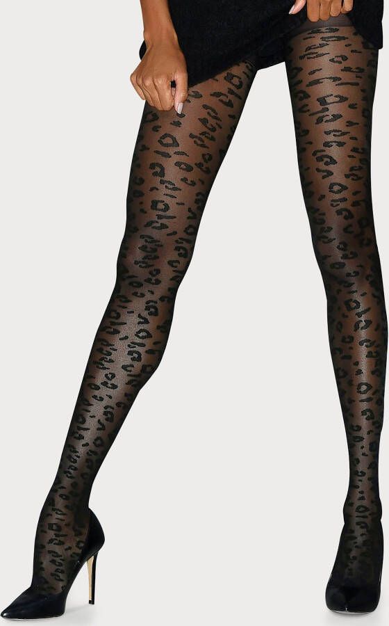 Petite fleur gold Panty met animalmotief