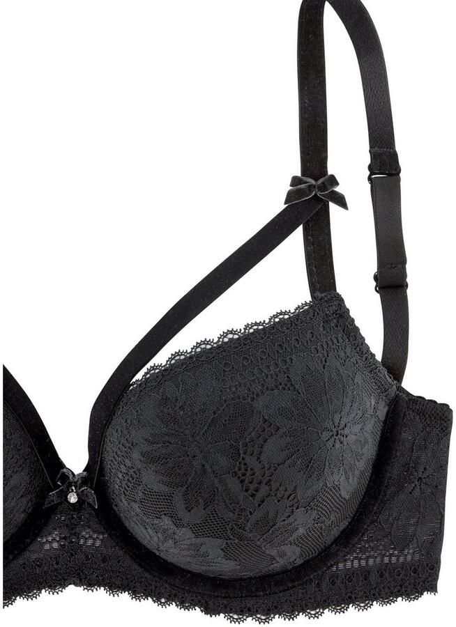 Petite fleur gold Bh met steuncups Seduction in sexy bandjes-look sexy dessous