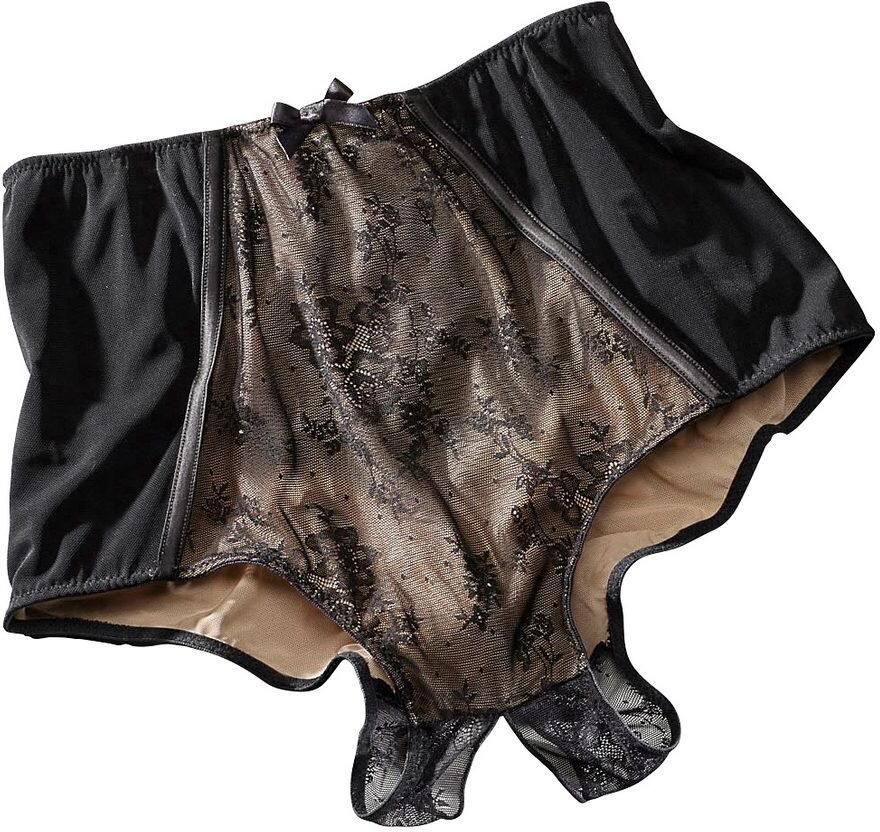 Petite fleur gold Hipster met open kruisje met opvallende vetersluiting achter