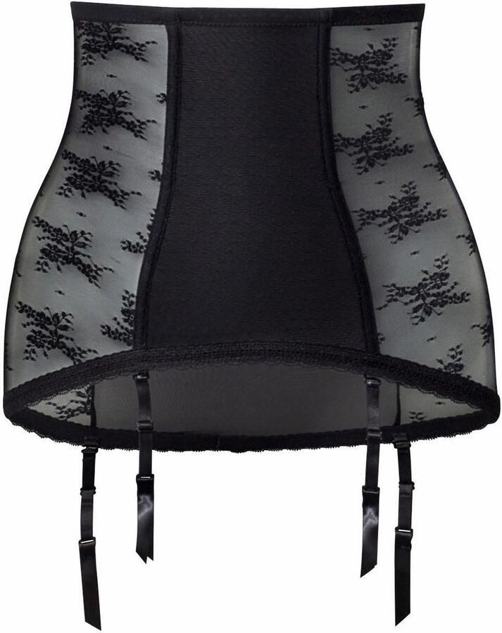 Petite fleur gold Jarretelgordeltje met transparante kant aan de zijkanten sexy lingerie verleidelijke onderkleding