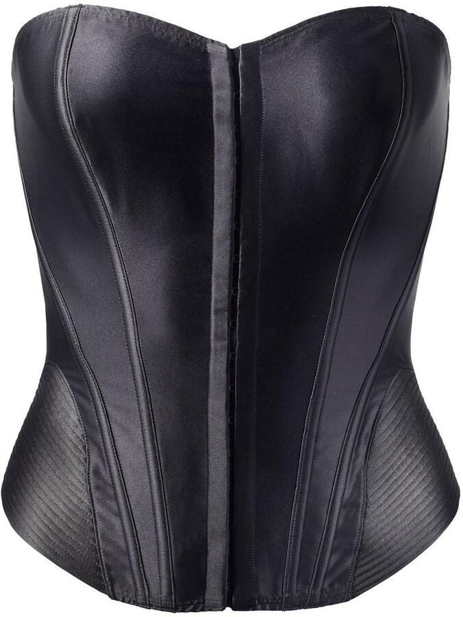 Petite fleur gold Lijfje in lange vorm met elegante vetersluiting in het midden achter sexy lingerie