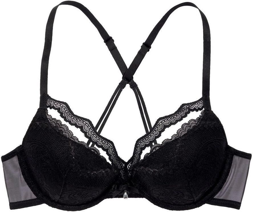 Petite fleur gold Push-up-bh met verwijderbare pads sexy lingerie sexy ondergoed