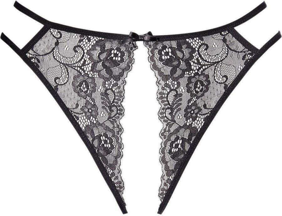 Petite fleur gold Slip-ouvert van transparante gebloemde kant - Foto 2