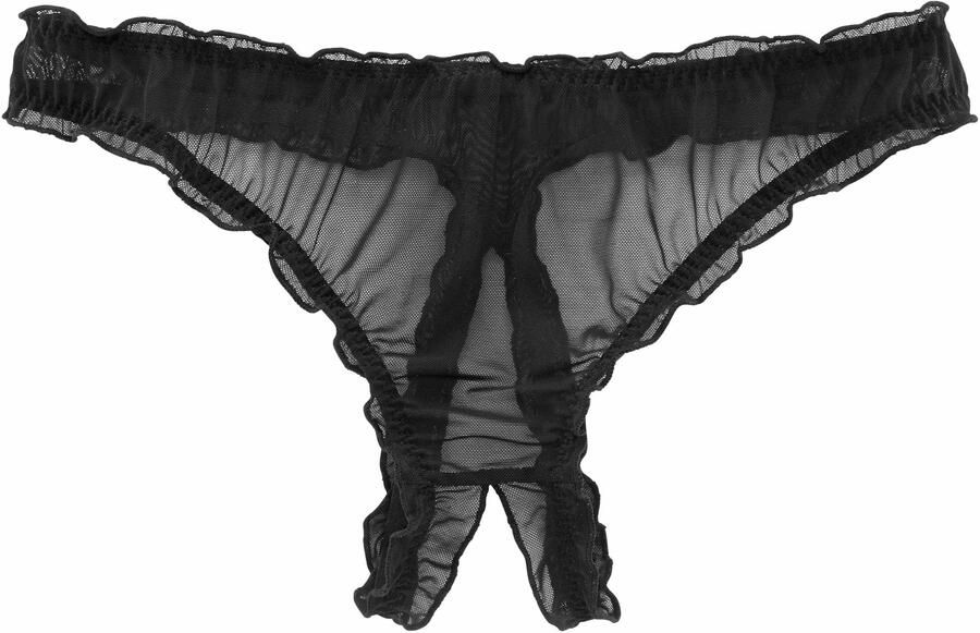 Petite fleur gold String-ouvert met ruches gegarneerde rand - Foto 3