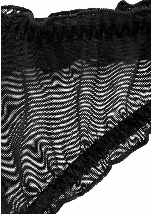 Petite fleur gold String-ouvert met ruches gegarneerde rand - Foto 2