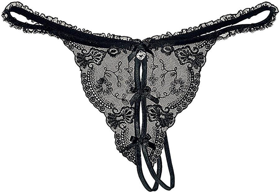 Petite fleur gold String-ouvert sexy bandjes-look