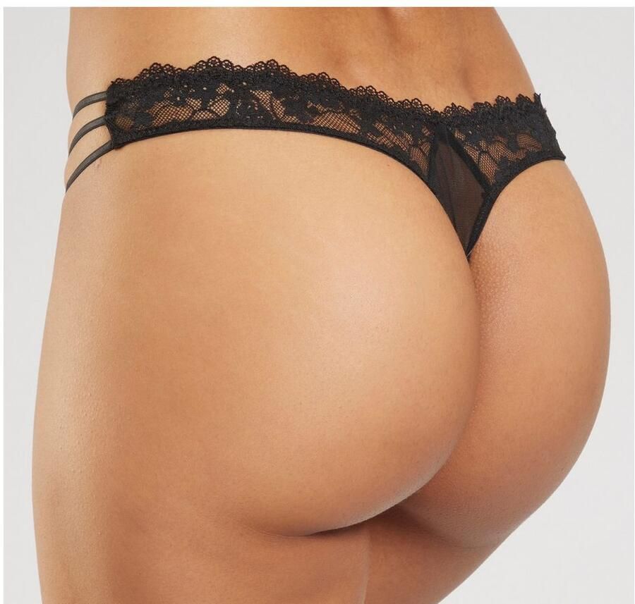 Petite fleur gold String-ouvert van filigraan kant met edele sierbanden lingerie - Foto 2