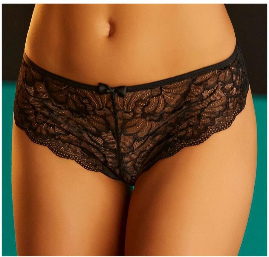 Petite fleur gold Tanga-ouvert Set: tanga van kant en ouvert van bandjes (set 2 stuks)
