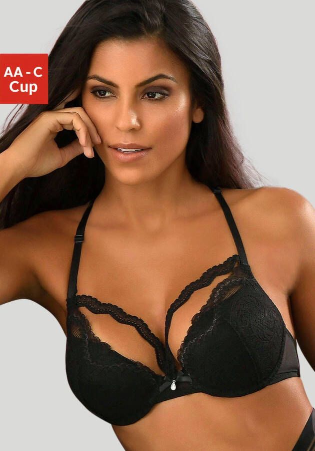 Petite fleur gold Push-up-bh met verwijderbare pads sexy lingerie sexy ondergoed