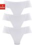 Petite fleur Modellerende string Bodyforming slip van elastische katoen (3 stuks) - Thumbnail 1