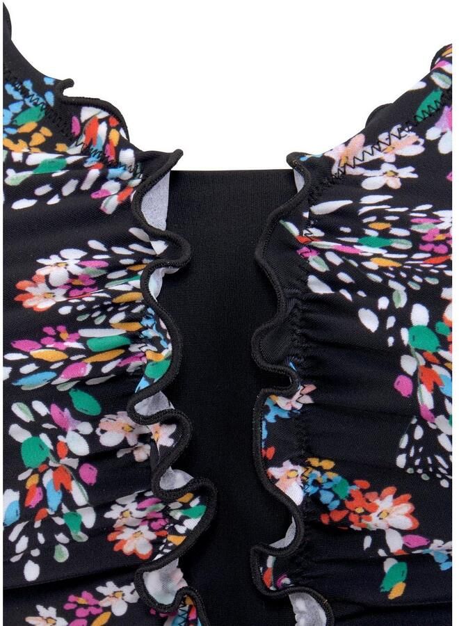 Petite fleur Badpak met shaping-inzet met onderborst-elastiek met geïntegreerde softcups