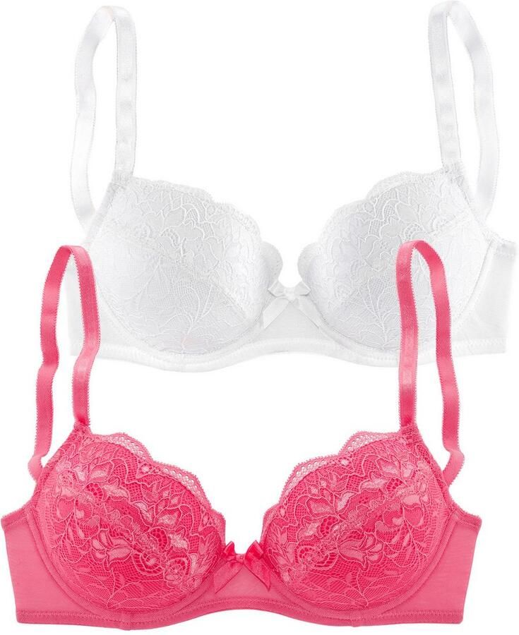 Petite fleur Balconette-bh met leuke kant dessous (Set van 2) - Foto 4
