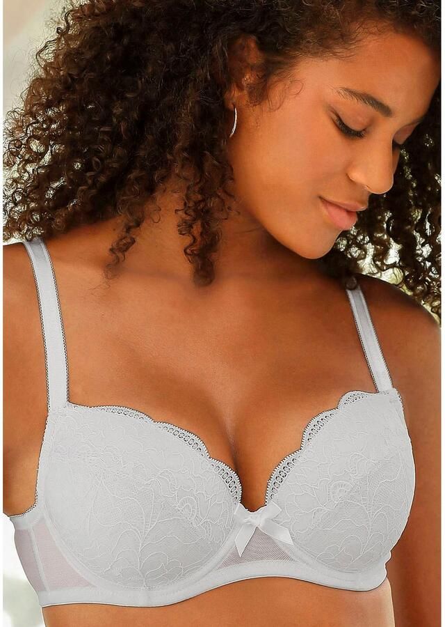 Petite fleur Balconette-bh met leuke kant dessous (Set van 2)