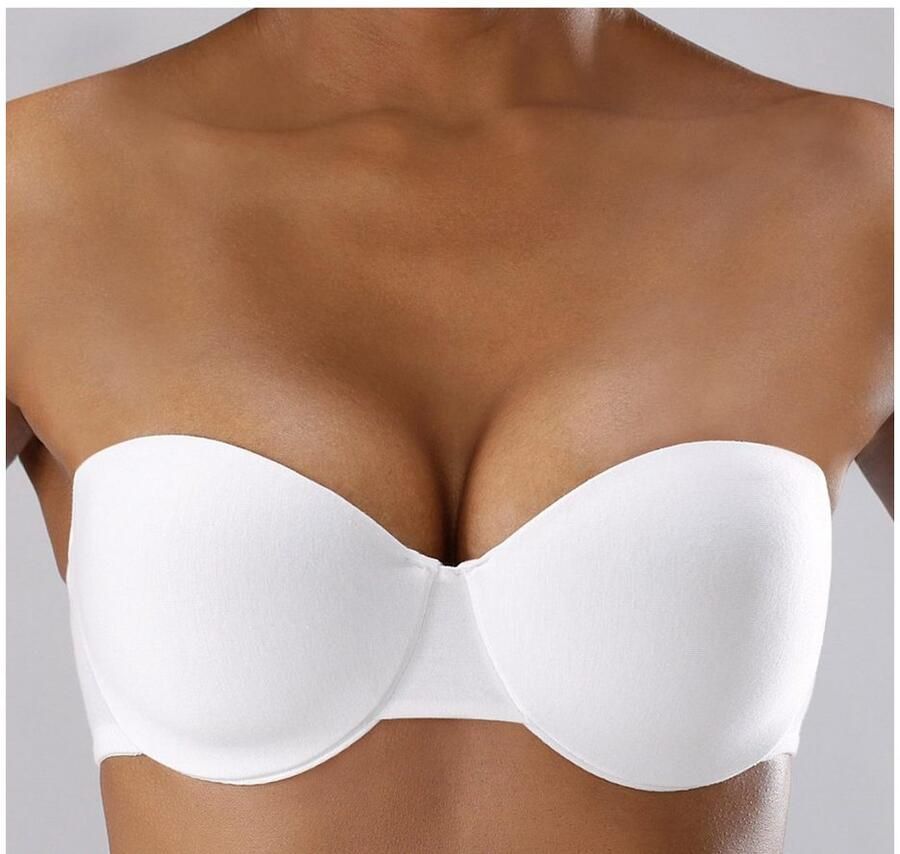 Petite fleur Beugel-bh met afneembare bretels van katoen (Set van 2) - Foto 2