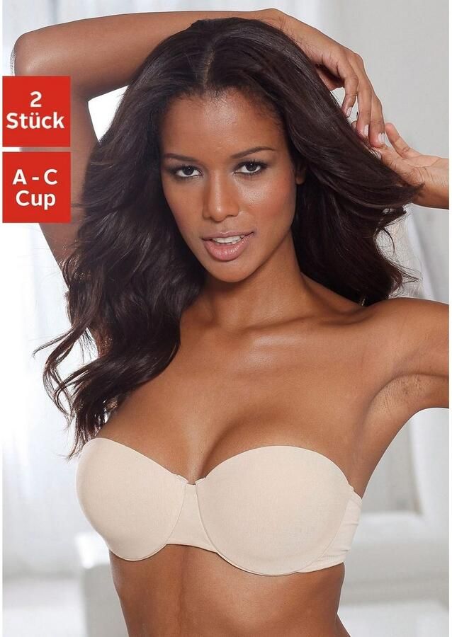 Petite fleur Beugel-bh met afneembare bretels van katoen (Set van 2) - Foto 3