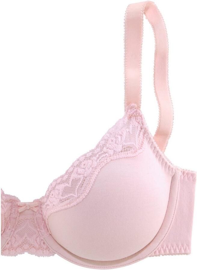 Petite fleur Beugel-bh met fijne jacquard-kant (2-delig Set van 2) - Foto 5