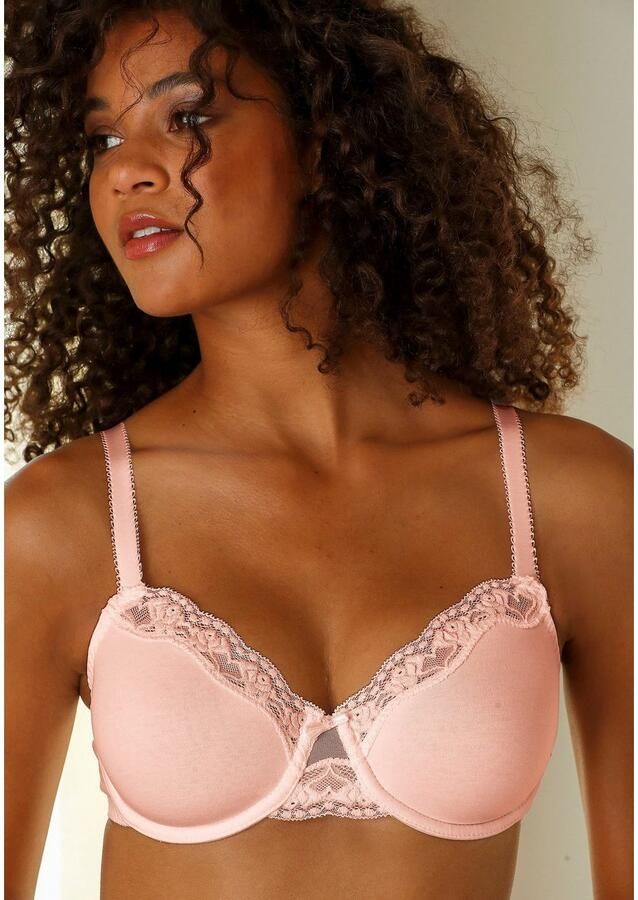 Petite fleur Beugel-bh met fijne jacquard-kant (2-delig Set van 2) - Foto 6