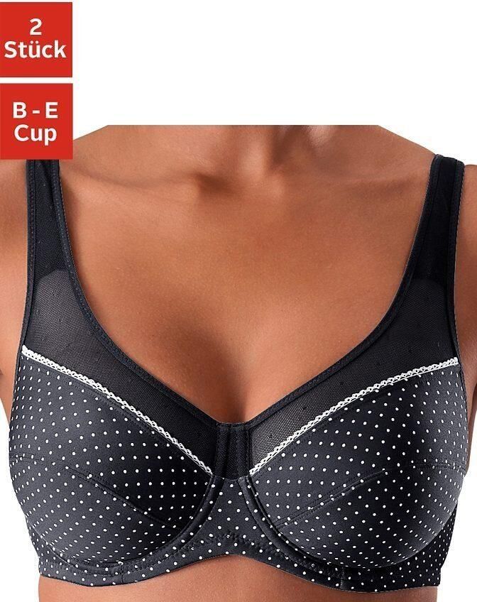 Petite fleur Beugel-bh met netinzetten (Set van 2) - Foto 5