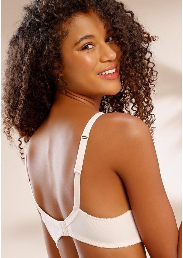 Petite fleur Beugel-bh van katoen-jacquard in dirndl-model dessous (Set van 2) - Foto 5