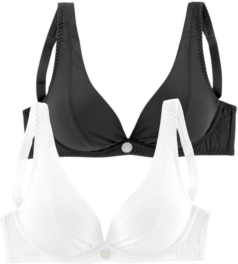 Petite fleur Beugel-bh voor een diep decolleté (Set van 2) - Foto 3