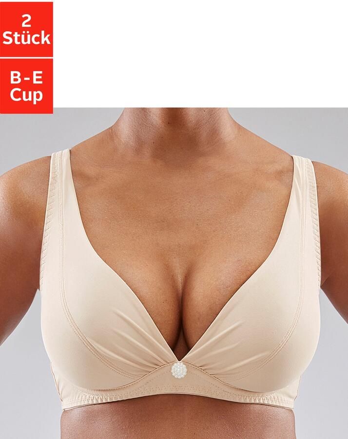 Petite fleur Beugel-bh voor een diep decolleté (Set van 2) - Foto 2