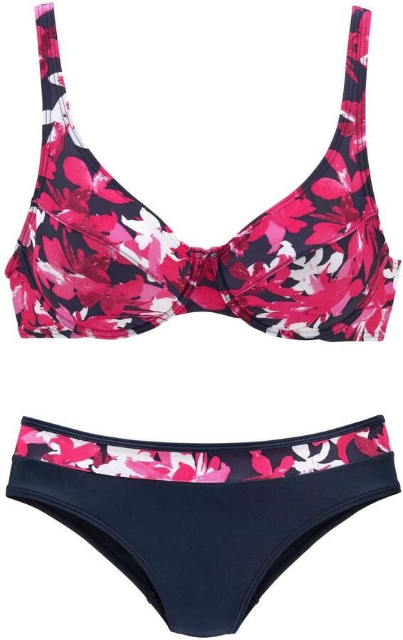 Petite fleur Beugelbikini met bloemenprint