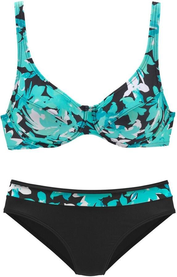 Petite fleur Beugelbikini met bloemenprint