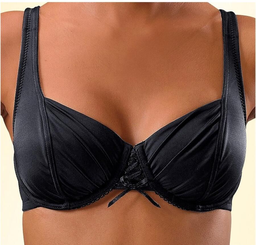 Petite fleur Bh met beugel en mooie plooien in cup dessous (Set van 2)