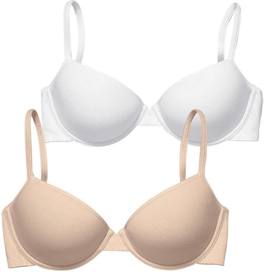 Petite fleur Bh met steuncups met beugel van katoen (Set van 2) - Foto 6