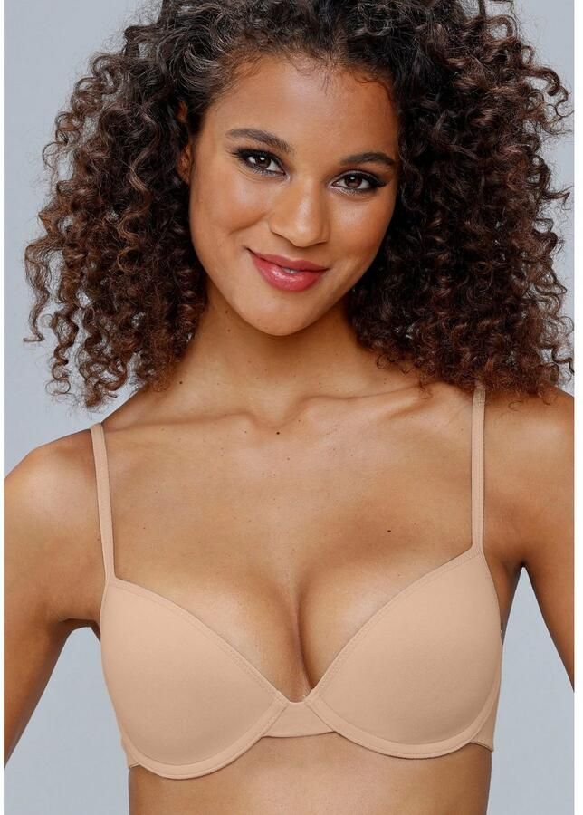 Petite fleur Bh met steuncups met beugel van katoen (Set van 2)