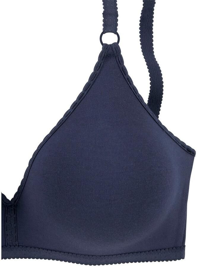 Petite fleur Bralette-bh zonder beugel van aangenaam zachte katoenkwaliteit basic (Set van 2) - Foto 4