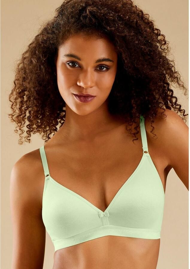 Petite fleur Bralette-bh zonder beugels driehoeksvorm (Set van 3) - Foto 7