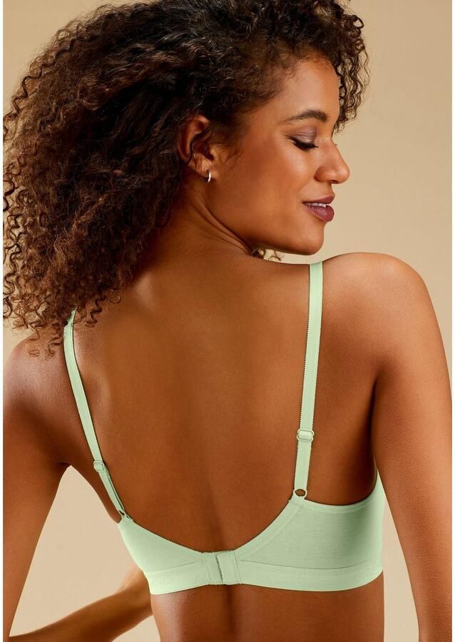 Petite fleur Bralette-bh zonder beugels driehoeksvorm (Set van 3) - Foto 3