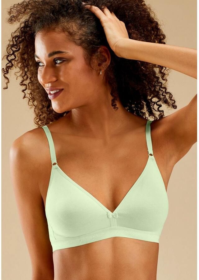 Petite fleur Bralette-bh zonder beugels driehoeksvorm (Set van 3) - Foto 2