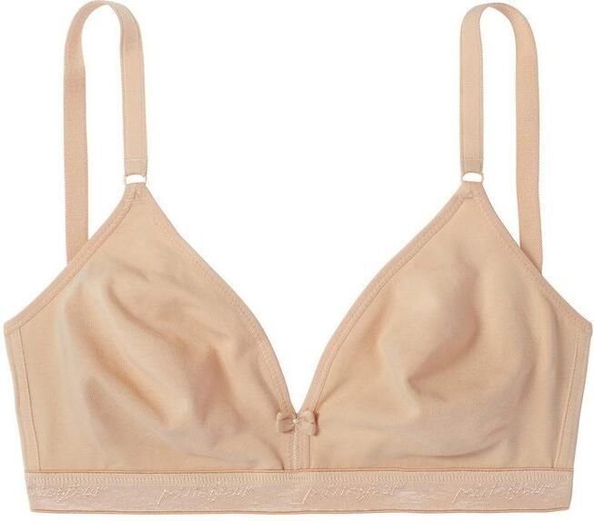 Petite fleur Bralette-bh zonder beugels in triangel-vorm van katoen basic lingerie (Set van 3) - Foto 9