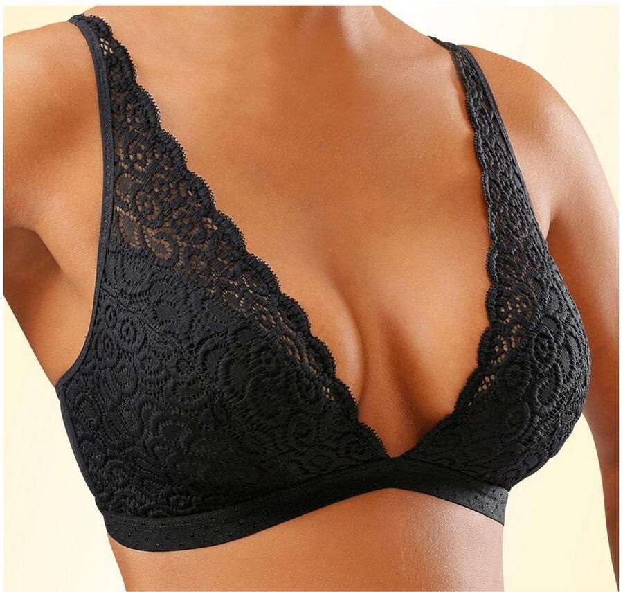 Petite fleur Bralette-bh zonder beugels van kant dessous (Set van 2) - Foto 1