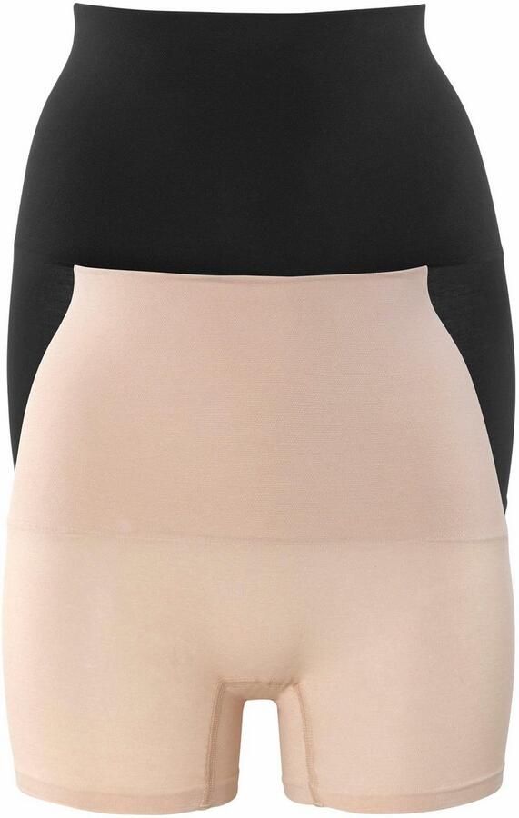 Petite fleur Corrigerende slip van elastische katoen shape wear (2 stuks Set van 2) - Foto 4