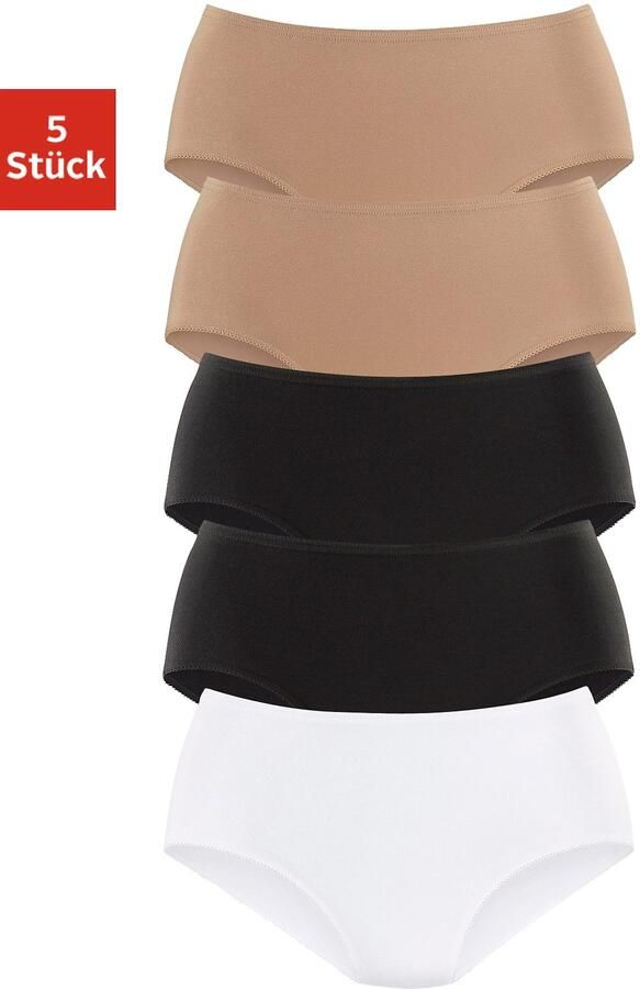 Petite fleur Heupslip van elastisch katoen (5 stuks Set van 5) - Foto 4