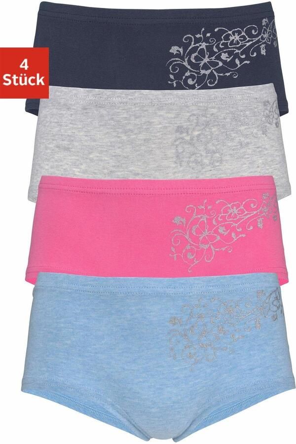 Petite fleur Hipster met glitterprint (set 4 stuks) - Foto 3